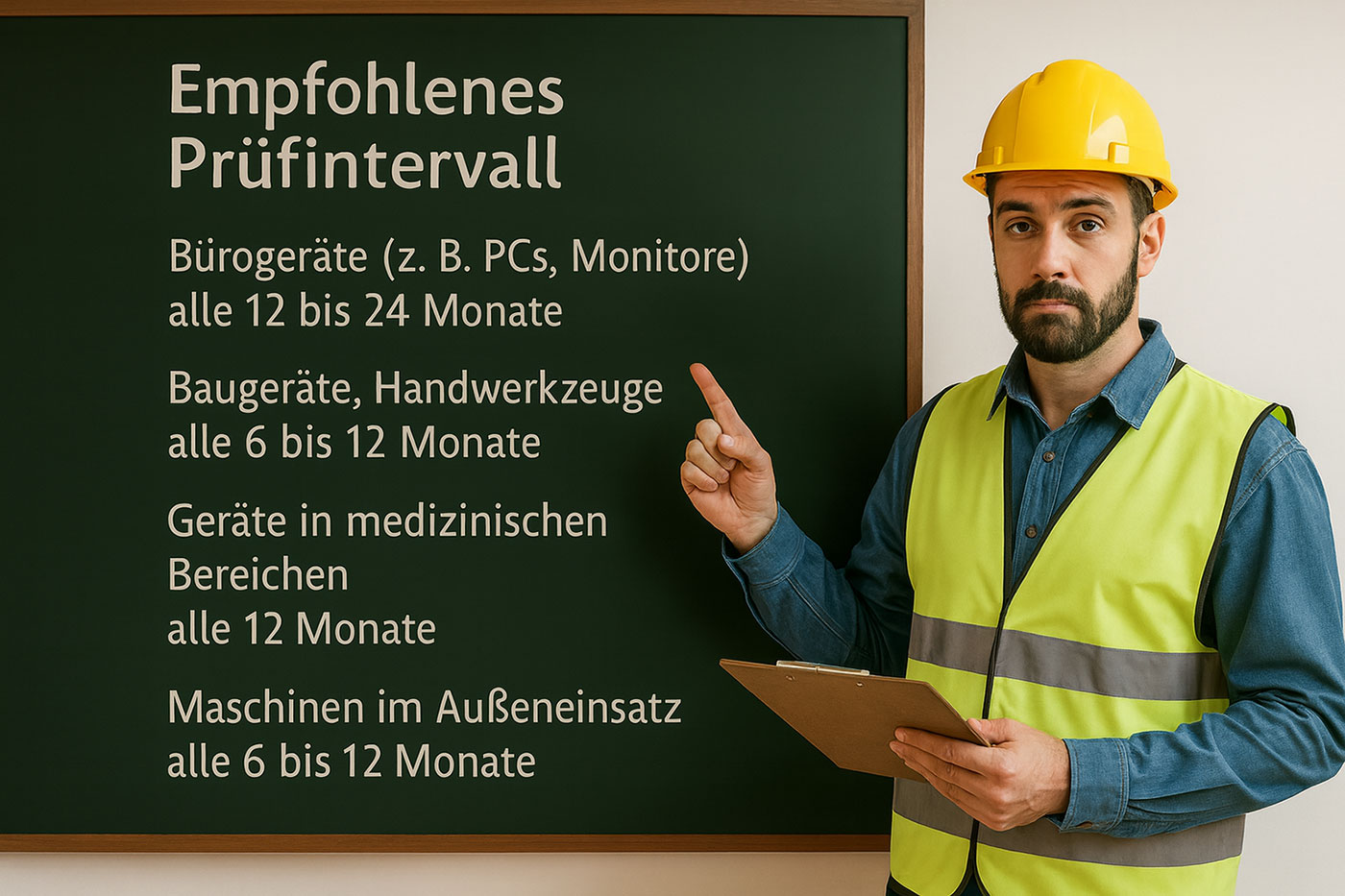 DGUV V3 Welche Prüffristen gelten für ortsveränderliche Betriebsmittel
